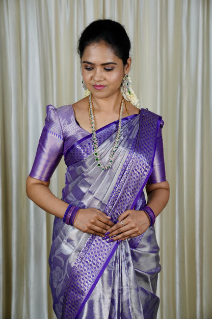 Semi Bridal Tissue Saree❌