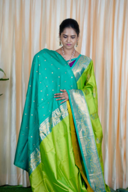 Premium Paithani Semi Silk Sarees 🥳