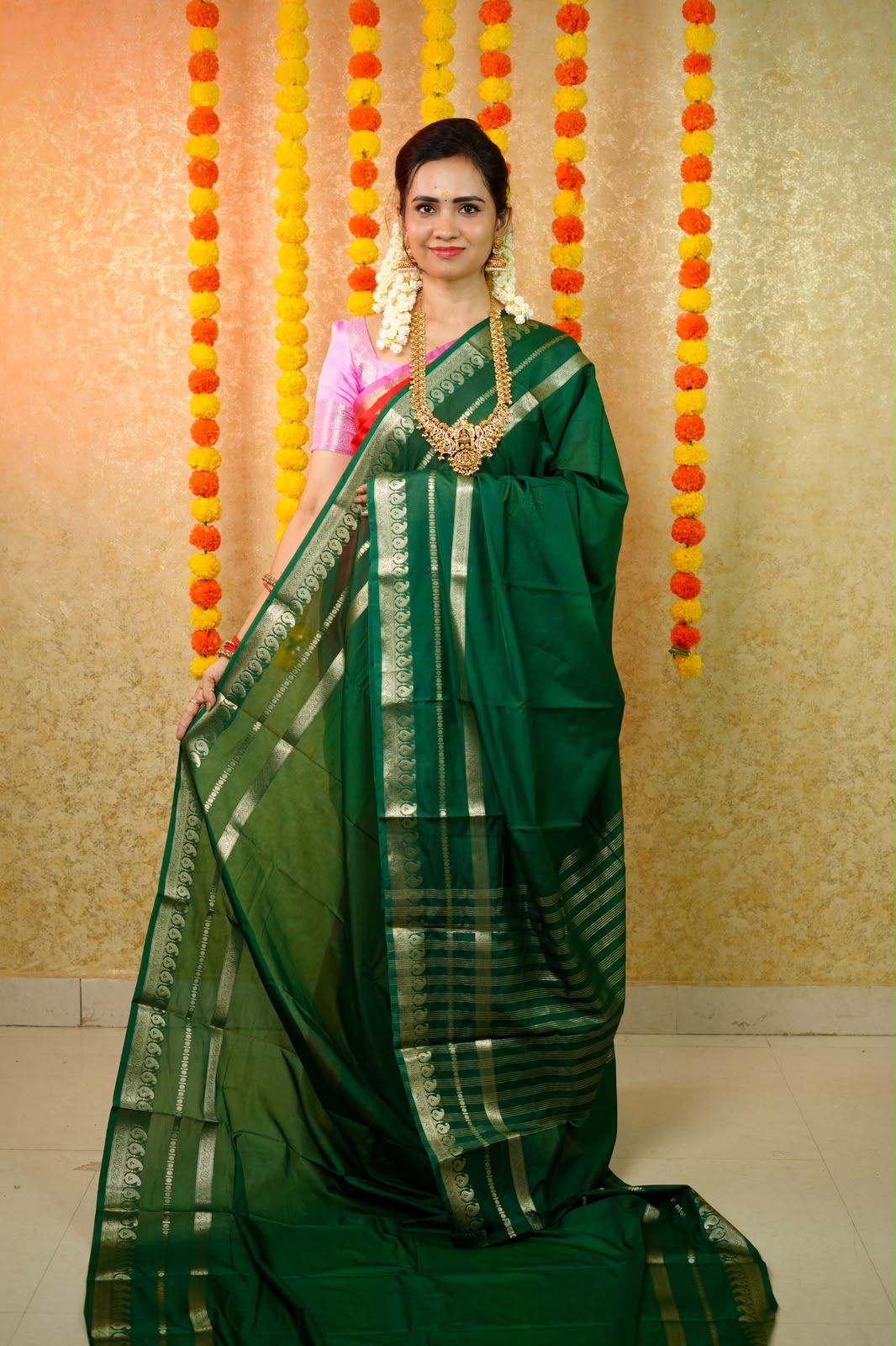 Mysore crepe Saree😍🥳