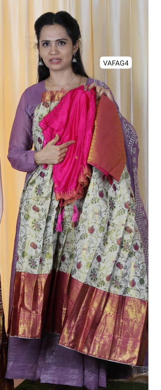 Kanchi semi silk Lehanga🥳