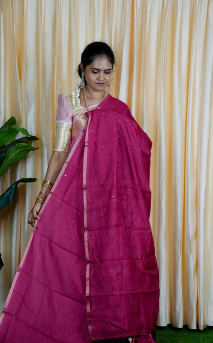 Kalamkari chanderi saree🥰🥳