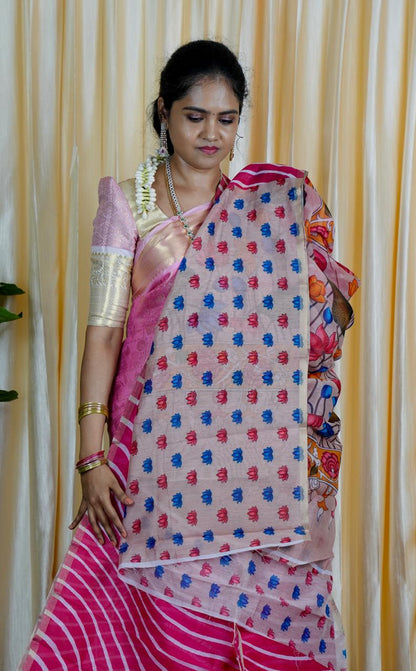 Kalamkari chanderi saree🥰🥳