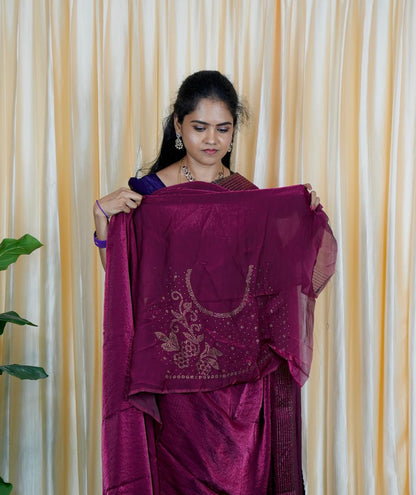 Premium Space silk saree.🥳✅️