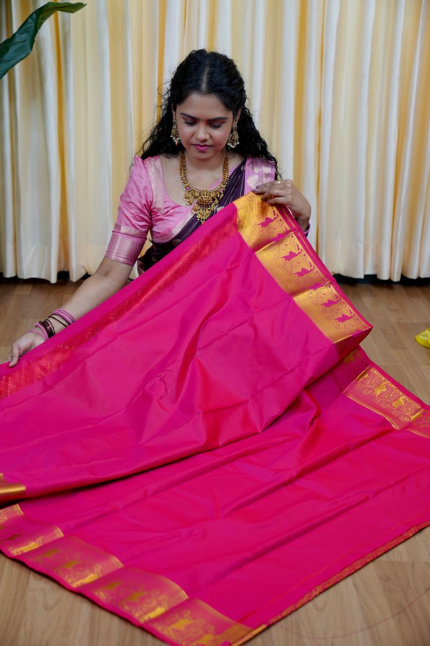 Bridal Kanchi semi silk 🥳