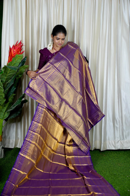 Kanchipuram semi silk saree🥳