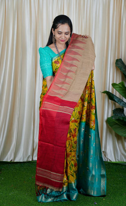 Jute Cotton Saree🥳