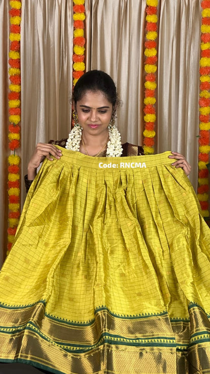 Half saree soft silk prebook🥳