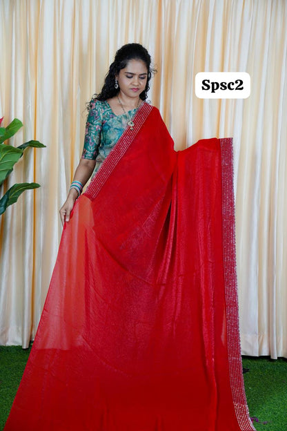Premium space silk saree🍄 🥳