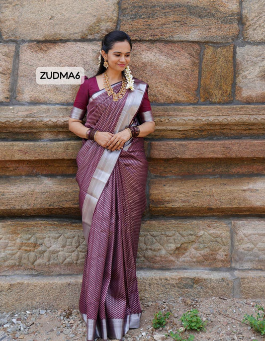 Bridal Semi Silk Saree🥳