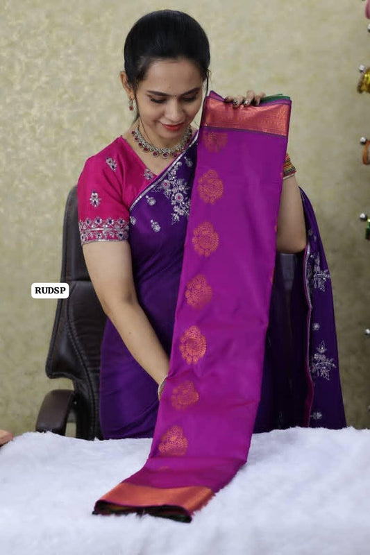 Semi soft silk saree 😍🥳
