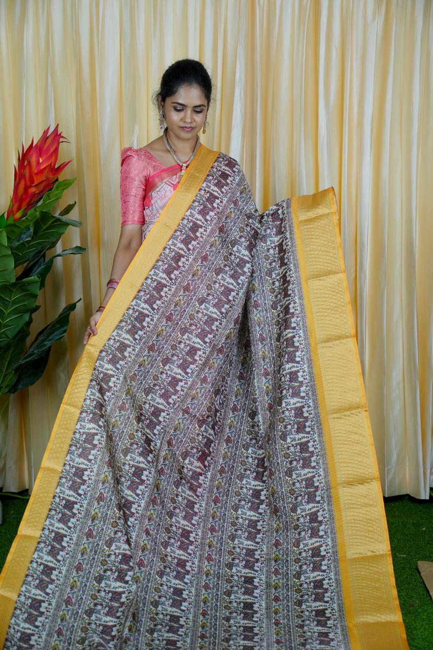 Premium iconic dola silk saree 🥰