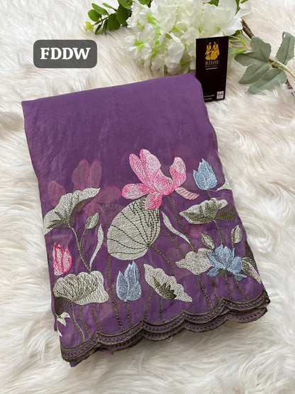 Soft Crushed sarees🥳