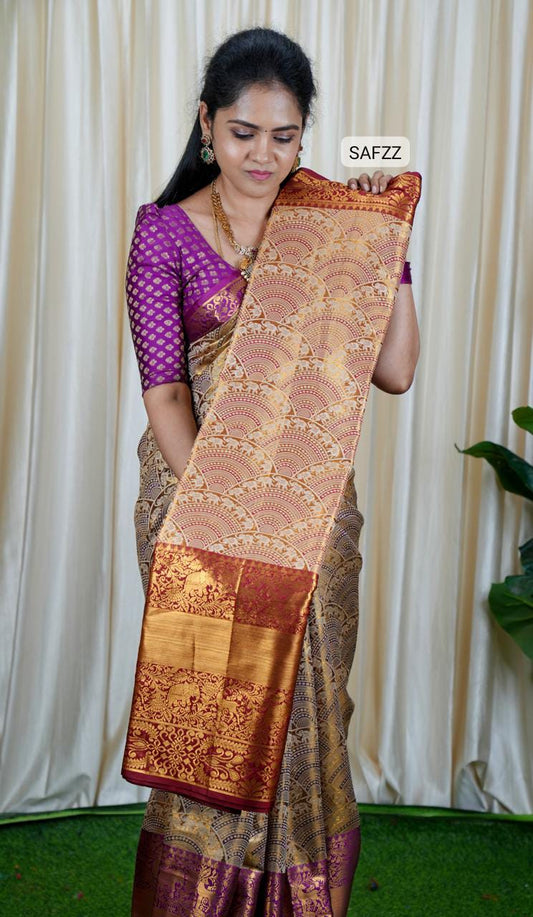 Kanchi Inspired Semi Silk 🥳