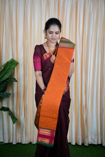 Kanchi cotton korvai buttas 5.5 mtr😎🥰