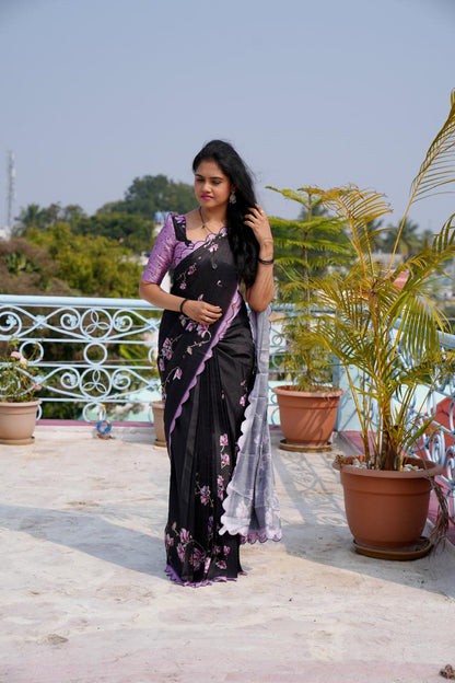 Handloom tussar silk🎁
