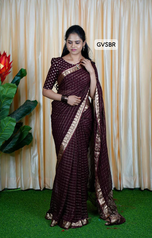 Viscose Georgette Sarees🥳✅