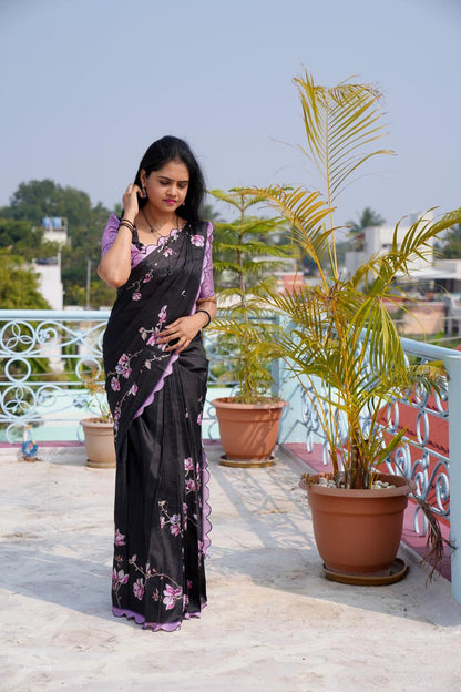 Handloom tussar silk🎁