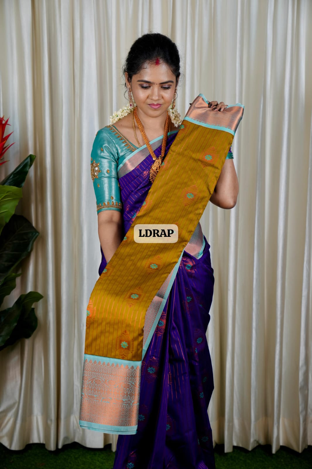 Premium quality kanchi semi silk saree with vairaoosi design  🥰🥳