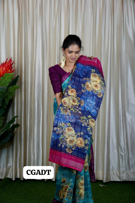 Cotton saree 🥳