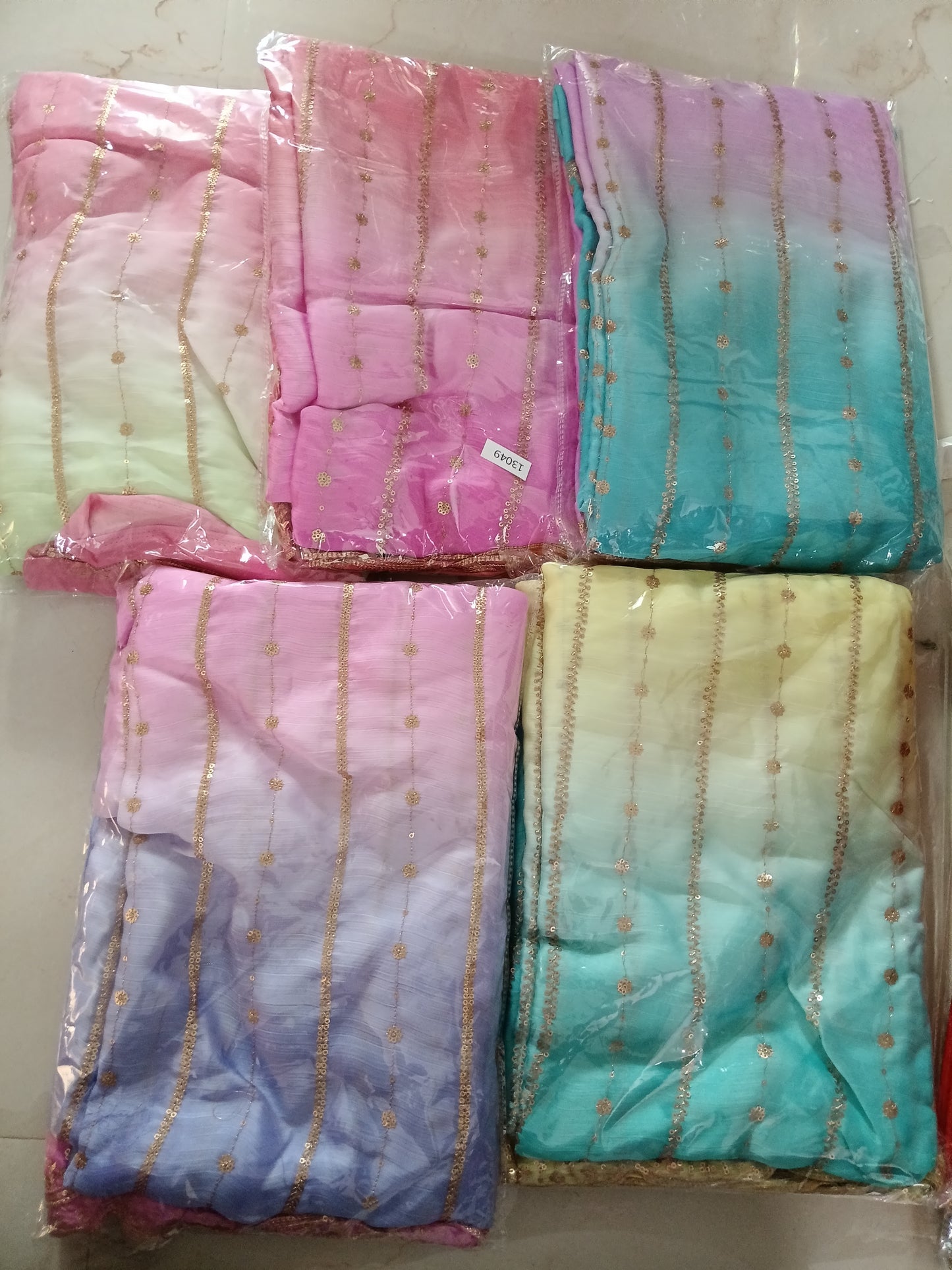 Chiffon saree 🧠