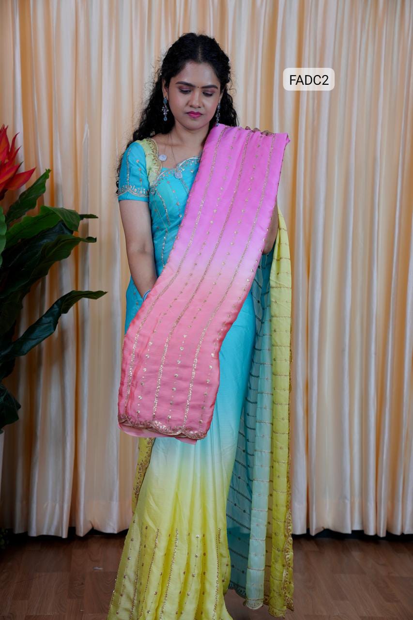 Space Silk Saree 🥳