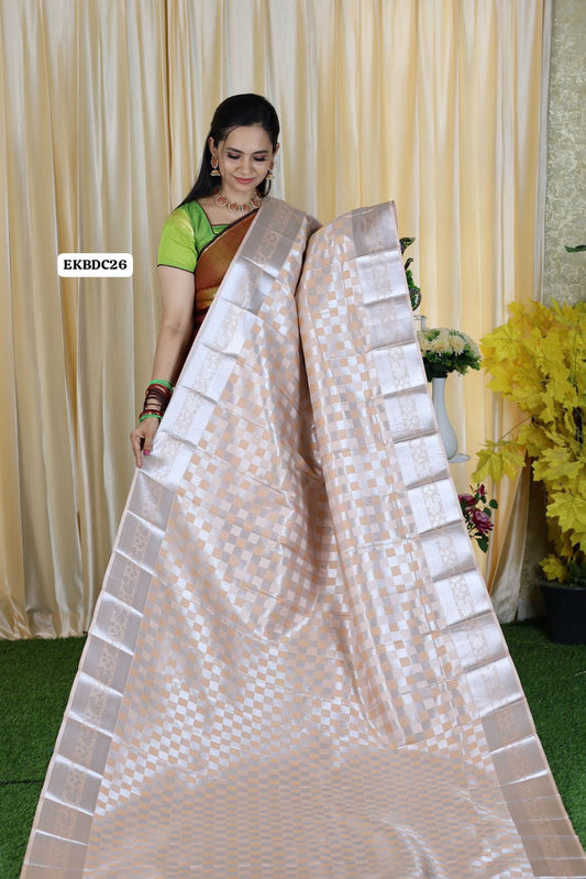 Kanchi bridal semi silks saree