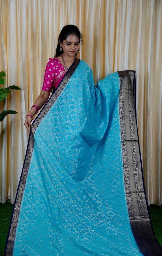 Banarasi semi silk saree🥰 🥳