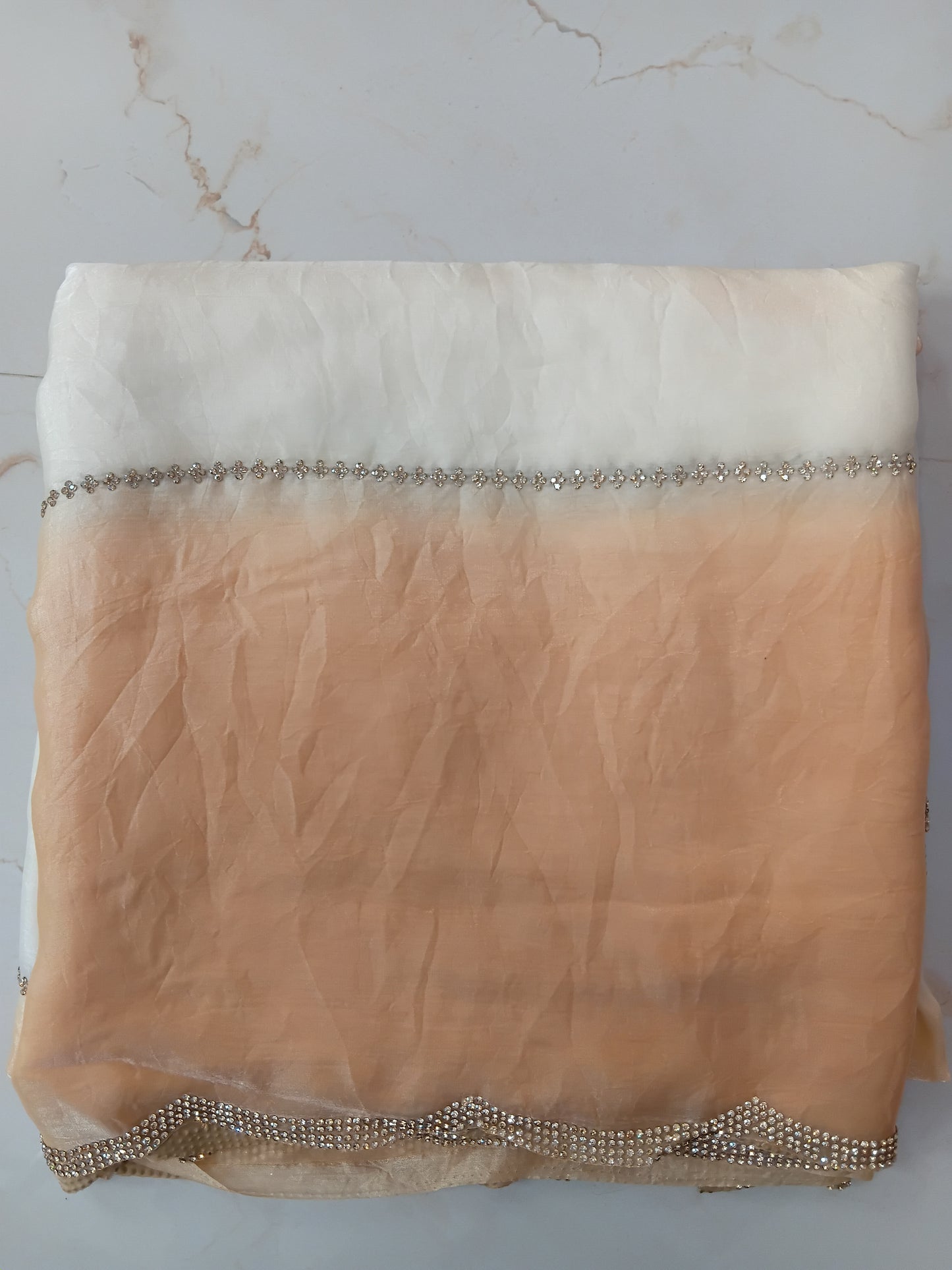 Space silk saree with cutwork border 📷