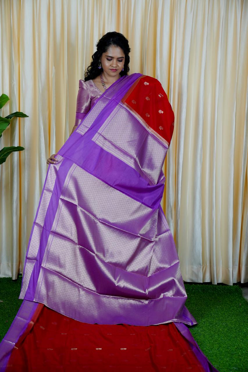Premium warm silk saree🥳
