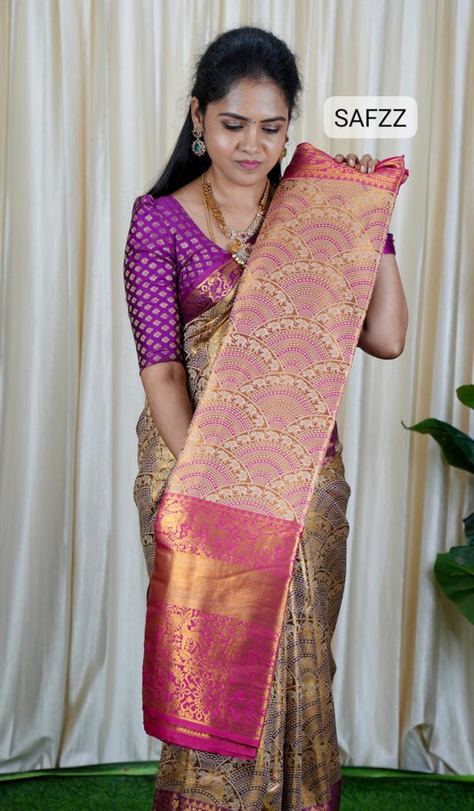 Kanchi Inspired Semi Silk ❌