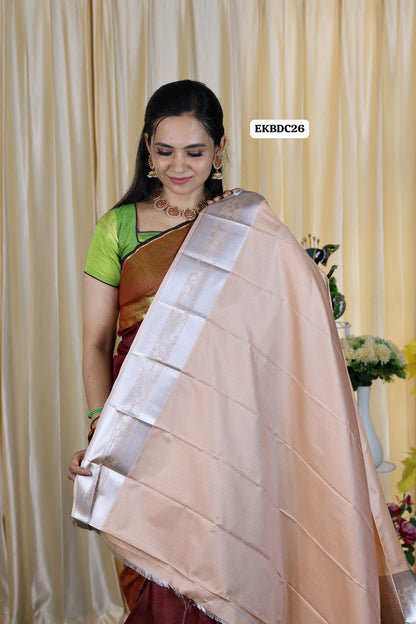 Kanchi bridal semi silks saree