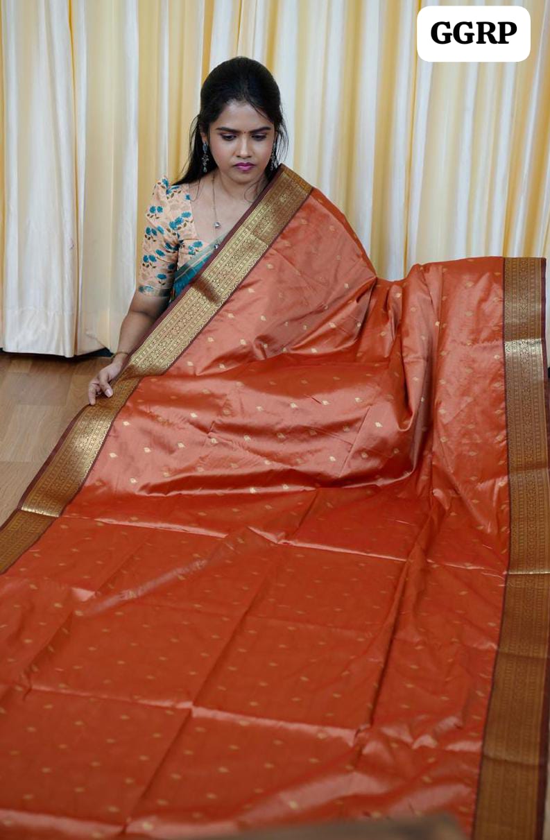 Kanchi soft silk saree🥰😎🌈📚
