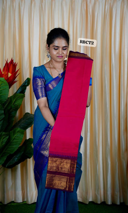 Kanchi Cotton Saree prebook❌