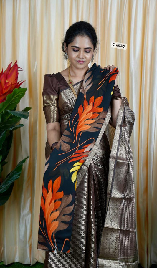 Daily Wear Chiffon Saree  ❌