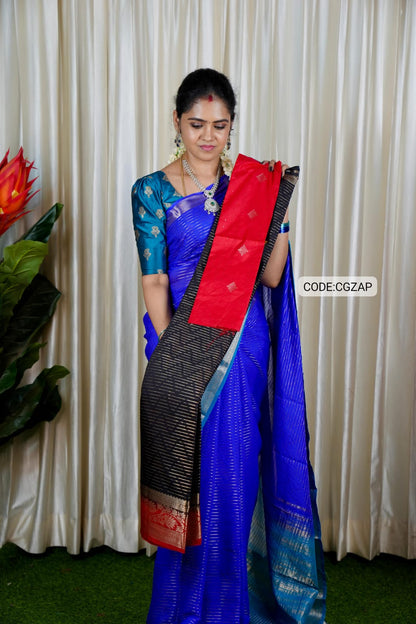 Mysore Crepe Silk Saree ❌
