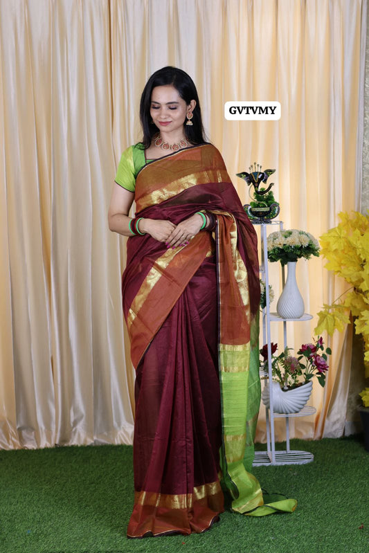 VTV thrisha inspired semi silk cotton saree at offer price🥳