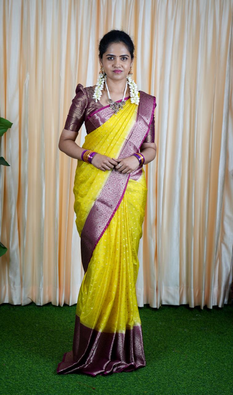 1000 Buttas Concept in Warm Silk Saree  prebook 🥳