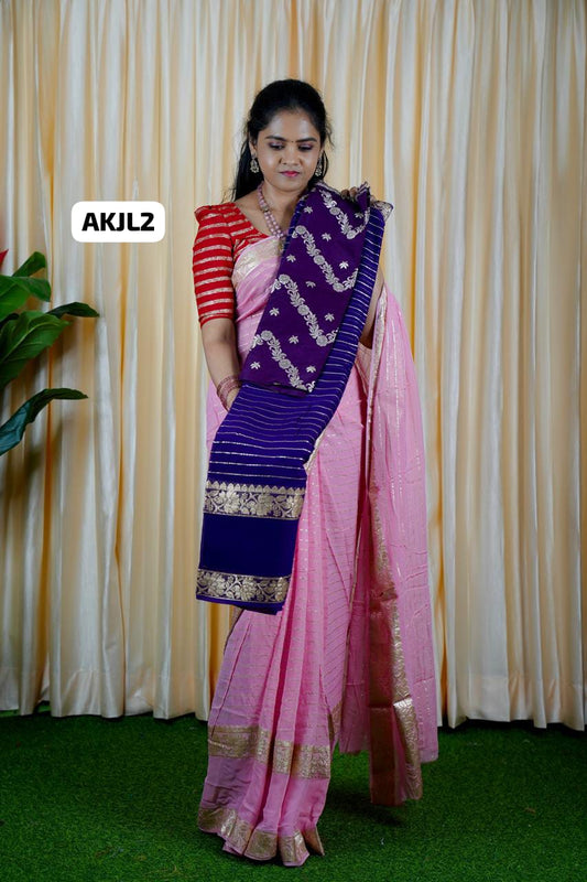 Viscose georgette sarees🥰🥳