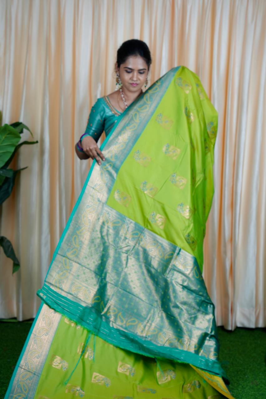 Premium Paithani Semi Silk Sarees 🥳