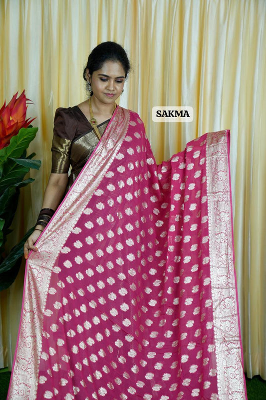 Viscose Georgette Sarees🥰🥳