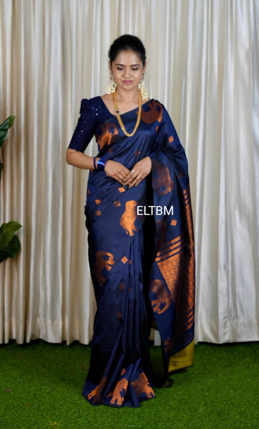 Mulberry soft silk saree🥳