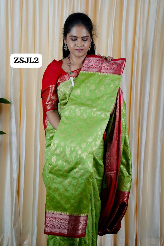 Banarasi semi silk saree🥰🥳