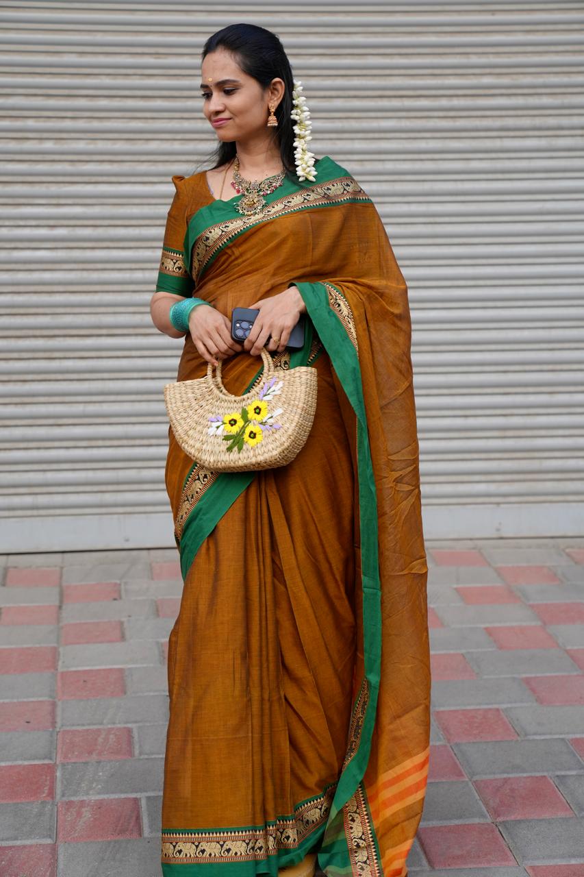 Soft cotton saree🥳✅