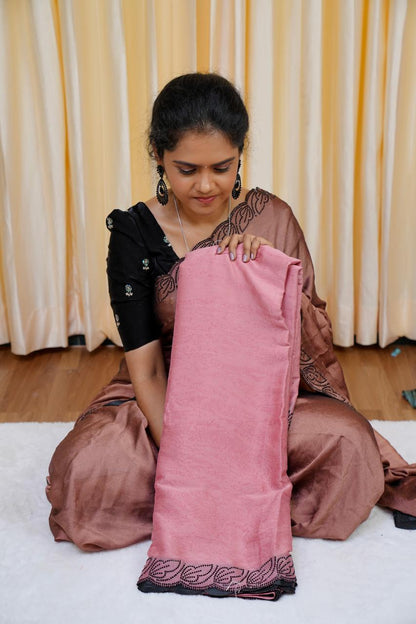 Fendy chiffon saree🥰😎🥳