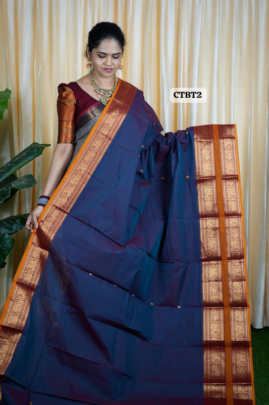 Aadi offer🌹Premium Kanchi Cotton With Buttas❌