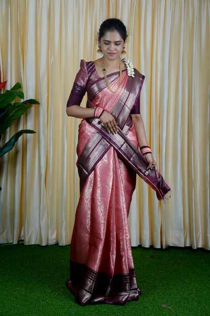 Soft katan tissue saree🍄🥳