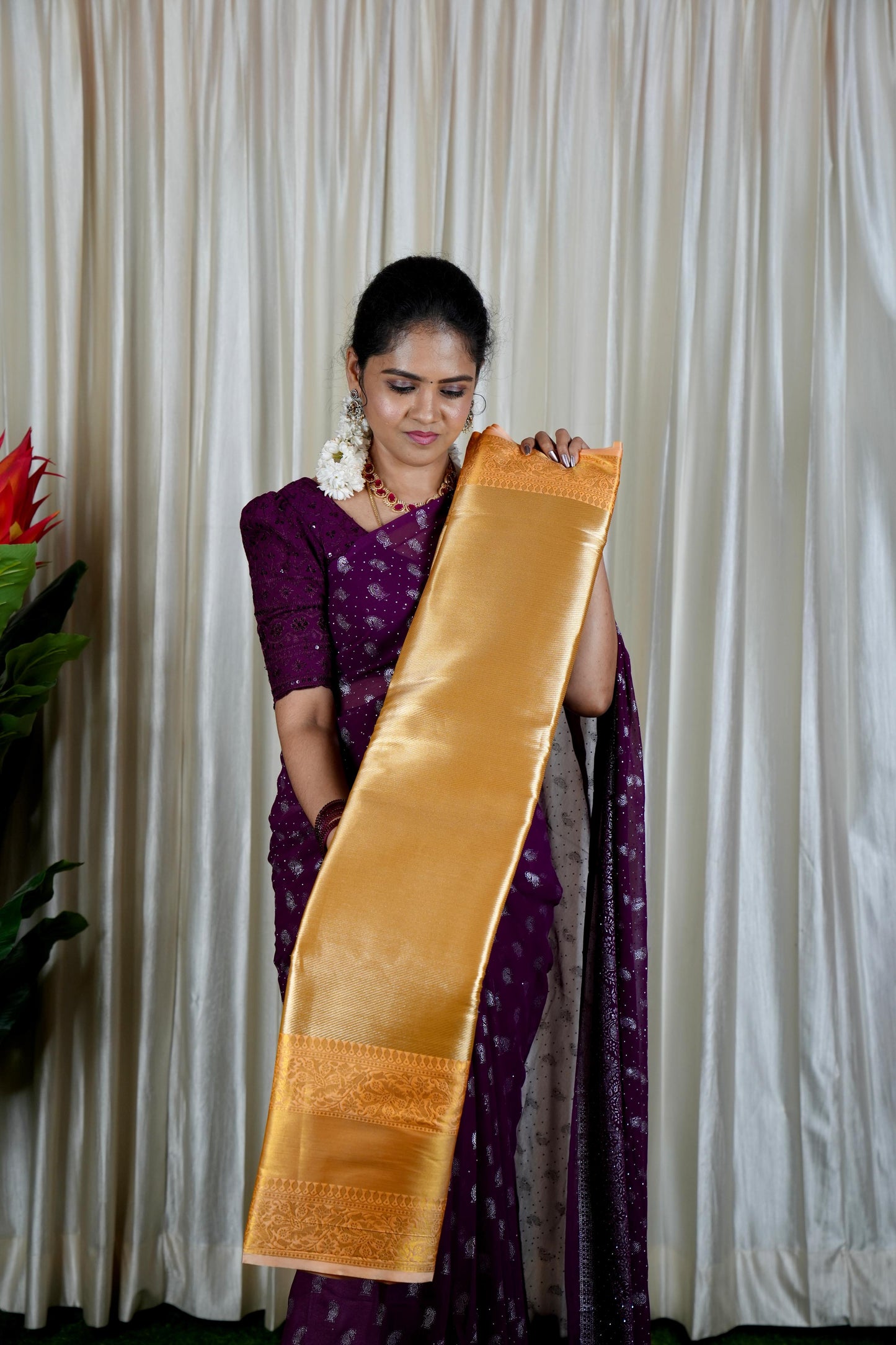 Kanchi semi silk(No animal figures)❌