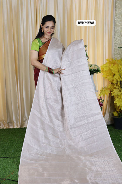 Bridal katan tissue silk saree 🥳