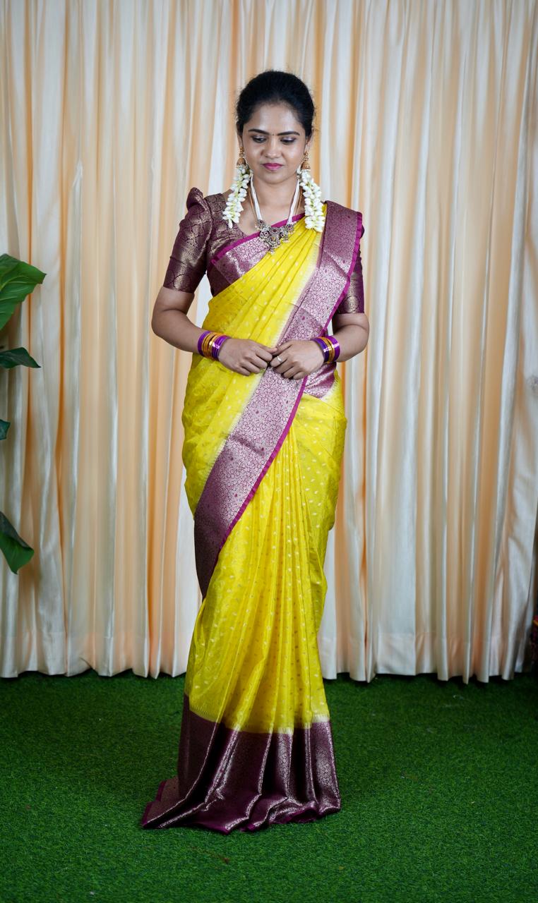 1000 Buttas Concept in Warm Silk Saree  prebook 🥳