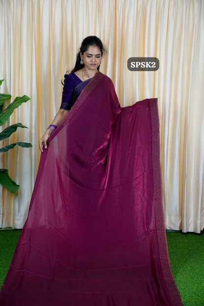 Premium Space silk saree.🥳✅️